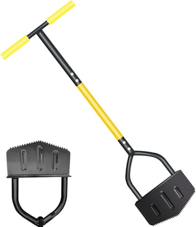Tuinranden Snijder - Randsnijder Grasmaaier - Gazon Onderhouden - Ergonomisch Handvat - 413 x 238 x 68 cm - Zilver