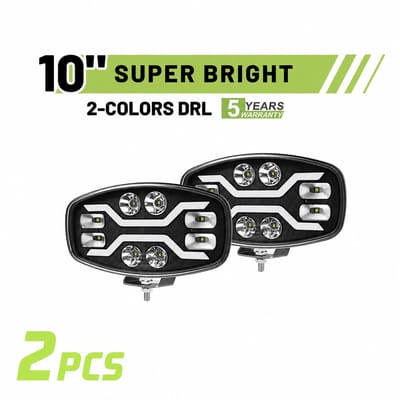 Allero LED Lamp - LED Lampen - Truck LED - 2 Stuks - 2 Kleuren - 10 inch - Ultra HD - LED Lampjes - LED Lights - Voertuigen