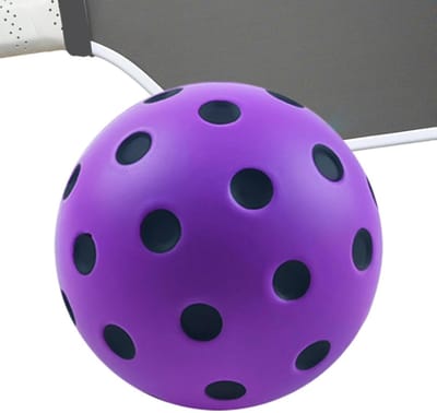 Schuim Pickleball Ballen - Trainingsballen - Binnen Spelen - Stille Constructie - 3.54 Inch Diameter - Paars