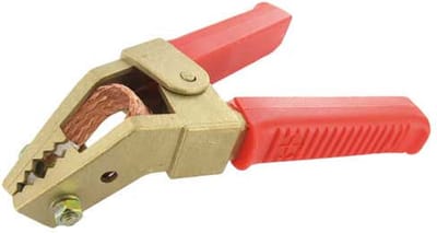 Acculaadtang 500 amp?re rood onge?soleerd