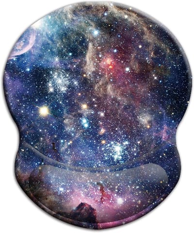 Ergonomische Muismat met Gel Polssteun, Antislip Ondergrond, Comfortabel voor Kantoorwerk, 22x18.3cm, Pijnverlichting en Ondersteuning van de Pols