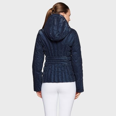 Samshield FW25 COURCHEVEL-ICE PRINT PUFFER- NAVY -L