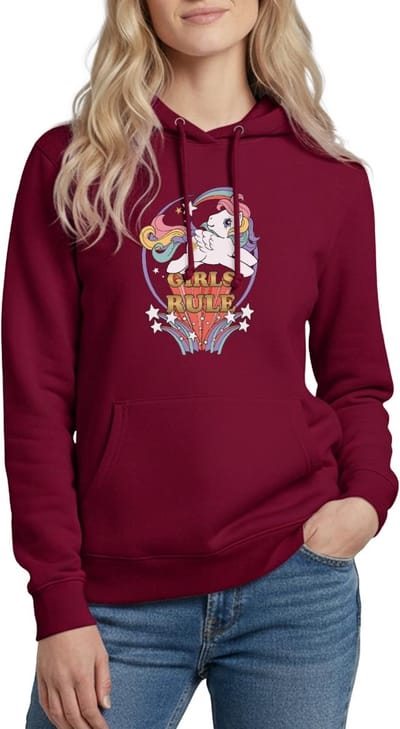 My Little Pony Retro Girls Rule Statement Hoodie Dames