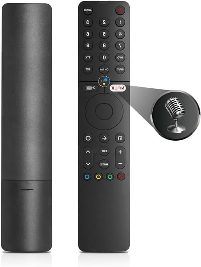 Slimme TV Afstandsbediening met Bluetooth en Spraakbesturing voor Xiaomi MI P1 Q1 Series - Vervangende Afstandsbediening met 2 Warmteknoppen