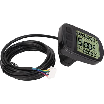 Elektrische Scooter LCD Display Meter SM Kabel Externe Knoppen Kleurenscherm Elektrisch LCD Bedieningspaneel black