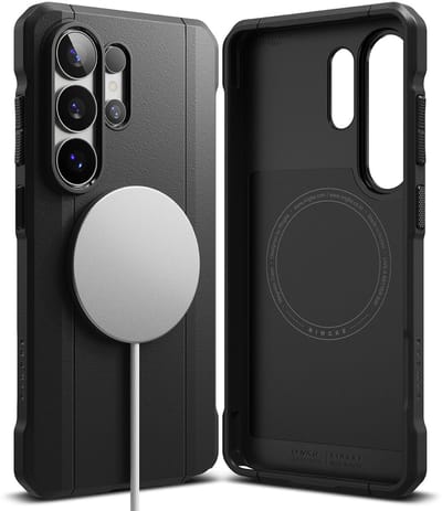Ringke Onyx Alpha Magnetic | Hoesje Geschikt voor Samsung Galaxy S26 Ultra | Compatibel met MagSafe / Qi2 | Stevige Back Cover TPU | Schokbestendig | MIL-STD810G-516.6 | Zwart