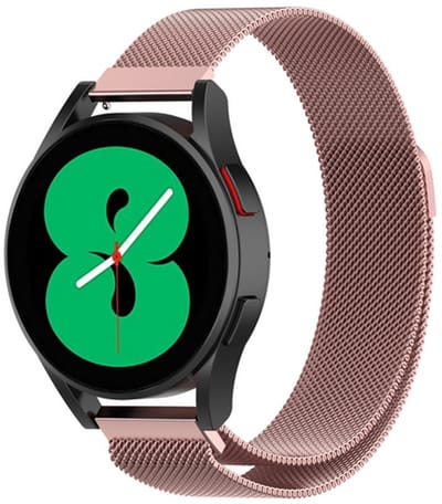 By Qubix - Milanese bandje - Rosé goud - Geschikt voor Xiaomi Redmi Watch 5 Active / Redmi Watch 5 Lite