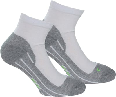 Boru - Walking Experience XP - Quarter Wandelsokken - Bamboe - Anti-blaar - Unisex - 35-38 - Wit - 2343