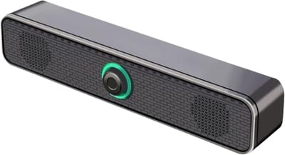 USB Luidsprekers - Computer Speakers - Muziek Luisteren - Krachtig Stereogeluid - 32 x 6 x 6.5 cm - Zwart