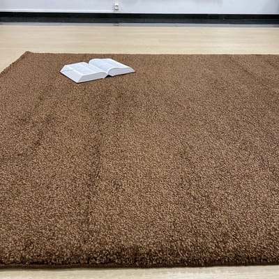 Bruin Gespikkeld Tapijt Kwaliteitsvol Laagpolig Vloerkleed Koho Premium Laagpolig - 60x110cm- Modern - Woonkamer - Salon - Slaapkamer - Eetkamer