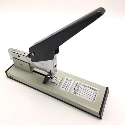 Metalen Nietmachine - Boekbindmachine Kantoor - Documenten Samenvoegen - 120 Vel Capaciteit - 28.1 cm - Zwart
