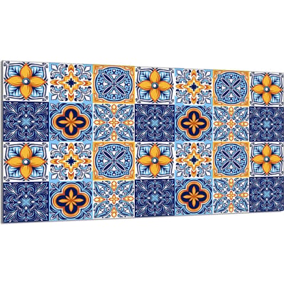 TMK ArtDeko Serie - Glasplaat Bescherming - 90x52 cm - Mozaiek - Veilig en Praktisch