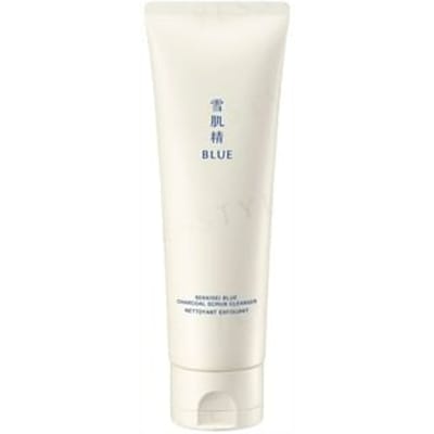 Kose - Sekkisei Blue Charcoal Scrub Cleanser 125g