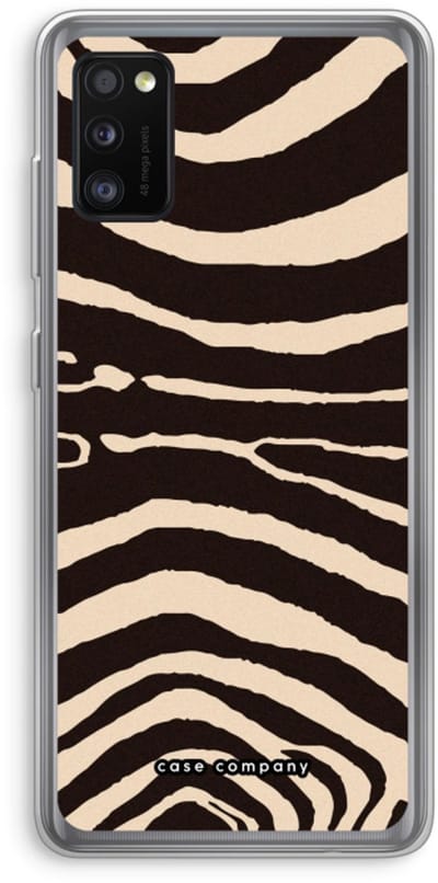 Case Company® - Hoesje geschikt voor Samsung Galaxy A41 hoesje - Arizona Zebra - Soft Cover Telefoonhoesje - Bescherming aan alle Kanten en Schermrand