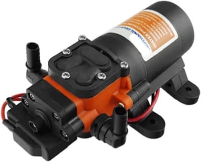 Waterpomp Membraan - Zelfaanzuigende Pomp - Camper Caravan - Ingebouwde Drukschakelaar - 4.3 Liter Minuut - 24v