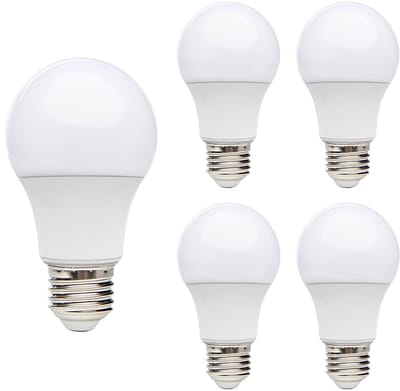 Kobi LED Lamp E27 7W - 600lm - 4000K - 230V - Standaardvorm - Voor Keuken, Hal of Badkamerverlichting - 5 stuks