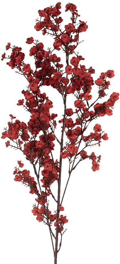 Clayre & Eef Kunstbloem 10x8x104 cm Rood Kunststof