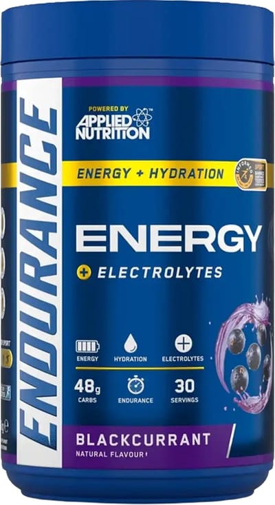 Applied Nutrition Velocity Fuel Endurance Carb & Electrolyte Energy - Zwart Bessen - Sportdrank met Elektrolyten - Energydrink - 30 doseringen (1.5 kg)