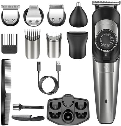Elektrische Haarclipper - Baardtrimmer Scheerapparaat - Thuis Kapsel Maken - Huidvriendelijke Bladen - 10mm Lengte - Zwart