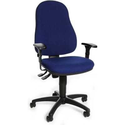 CALIFORNIA 60 - Thuisgebruik bureaustoel Blauw Stof
