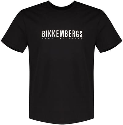 Bikkembergs Bmt0713 T-shirt Met Korte Mouwen Zwart M Man