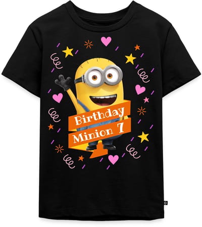 Minions Birthday Minion 7 Premium T Shirt Kinderen