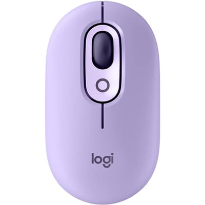 Logitech POP MOUSE Draadloze Muis Bluetooth Muis Hoge Uitstraling Kantoor Muis paars