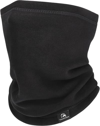 Travelhawk Nekwarmer - Heren & Dames - Geschikt Voor Wintersport, Wandelen, Fiets & Scooter/Motor - Colsjaal - Zwart