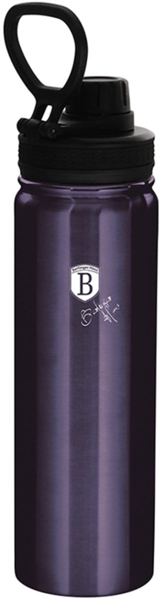 Berlinger Haus Purple Eclipse Metallic Line - Roestvrijstalen Fles - 720ml - Lichtgewicht - Siliconen Dichtingsring