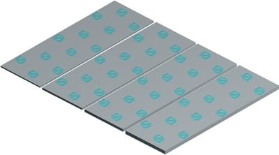 Thermische Pad 120x40mm Dikte 1.0mm voor Componenten Koeling