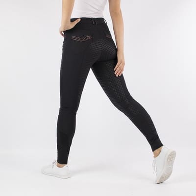 Harry's Horse Rijbroek Caledon Full Grip Jet-Black - 38