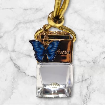 Autoparfum Butterfly BLEU | + Geluksbrenger | 8ml | Spirits | Traditional Ritual Overseas | Auto parfum | Parfum Auto | Autogeur | Auto parfum vrouwen | Auto parfum mannen | Luchtverfrisser | Autohanger | Car scent | Car Perfume | Verjaardagscadeau