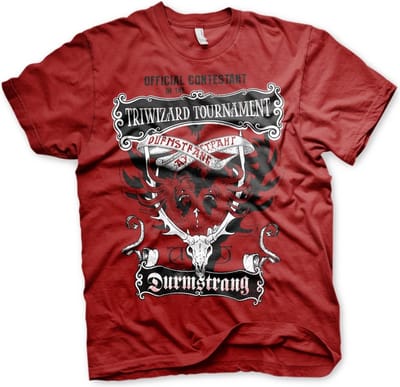 Harry Potter Heren Tshirt -M- Triwizard Tournament Rood
