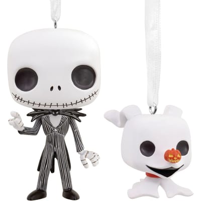 Hallmark Funko POP! The Nightmare Before Christmas Ornaments - 2 Pack Jack & Zero