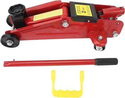 Hydraulische Trolleykrik - Autokrik Vloerkrik - Band Wisselen - Eenvoudige Bediening - 2 Ton Hefvermogen - Zwart