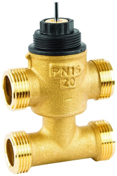 Resideo Driewegventiel VYE, PN16 DN15, kvs 0.63, vlak dichtend, continu, VYE15B0.63M