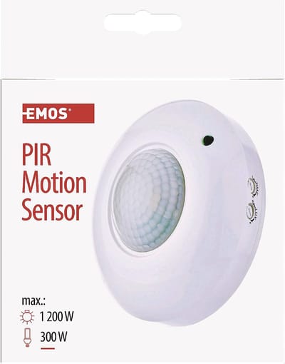 Bewegingsmelder IP44 - PIR Sensor Buitenverlichting - Wit