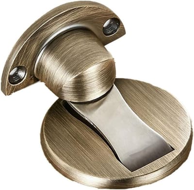 Magnetische Deurvanger - Deurstopper Bumper - Bescherming Muren Deuren - Roestvrij Staal 304 - Verborgen Structuur - Groen Brons