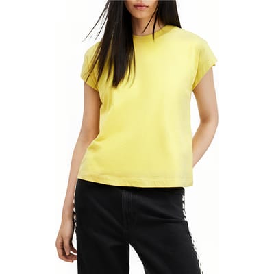 AllSaints Rue Tee Electric Yellow Maat: XS | Tops Outlet | Dames | Geel