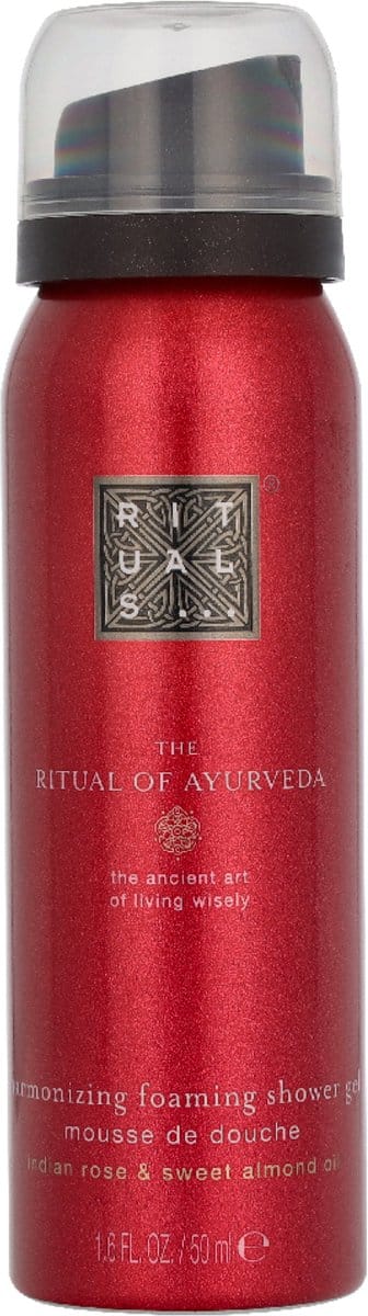 Rituals De Ritualen van Ayurveda - Doucheschuim - Indiase Roos &; Zoete Amandelolie - 50 ml