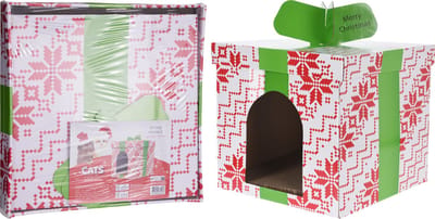 Relaxpets - Kattenhuis - Kerst - Karton - Uniek model - Trend 2025