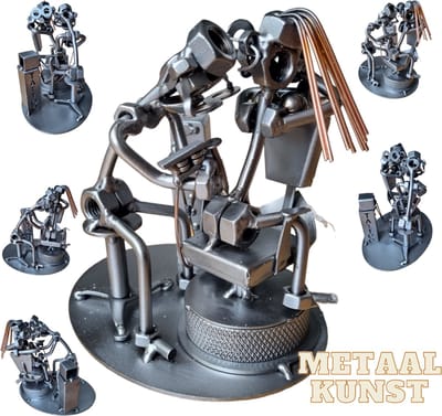 Tattoo artist-metaal kunst-metaal beeld-inkt-tattoo-tattoostudio-uniek cadeau-het best cadeau-sinterklas gift-kerst-geschenk
