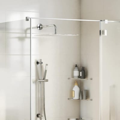 vidaXL - Regendouchekop - 304 - 40x40 - cm - vierkant - roestvrij - staal