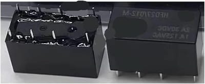 Elektromechanisch Relais - Schakelcomponent - Elektrische Schakeling - 12 Volt 2 Ampère - 20 stuks - Zwart