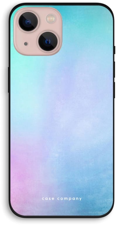 Case Company® - Hoesje geschikt voor iPhone 13 hoesje - Mist pastel - Biologisch Afbreekbaar Telefoonhoesje - Bescherming alle Kanten en Schermrand