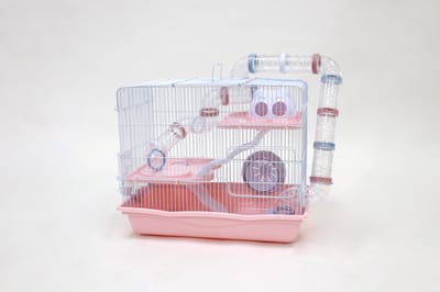 knaagdierkooi Hamster3 pink