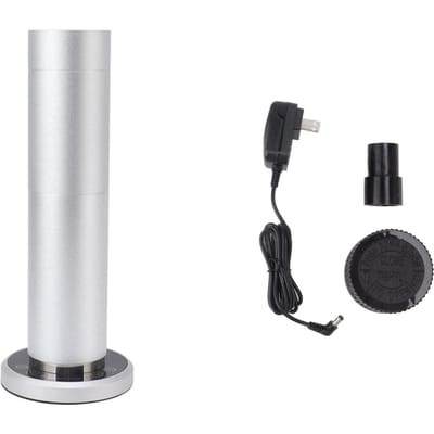 Diffuseurs d'Huiles Essentielles Cylindriques 120ml Diffuseur d'Huiles d'Aromathérapie avec Système de Diffusion par Nébulisation argenté