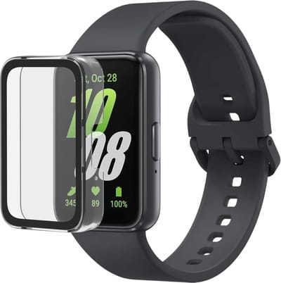 Hoesje voor Samsung Galaxy Fit 3 - Harde beschermhoes transparant scherm gehard glas