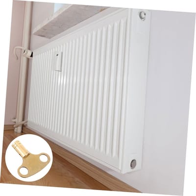 Radiatorsleutel - Verwarmingssleutel Ontluchter - Radiator Lucht Verwijderen - Stevig Kopermateriaal - 3.7cm - Goud