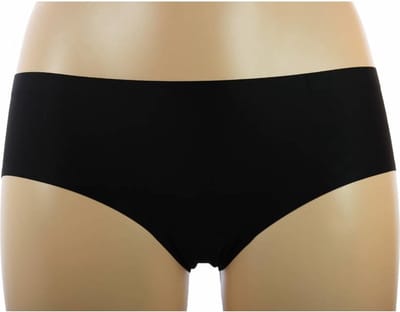 J&C dames hipster naadloos - microfiber uni - Seamless vrouwen ondergoed - Invisible - Zwart / S
